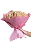 Букет из 101 розовой розы (Кения) 40см в оформлении 2474_F82D7 - фото 5044
